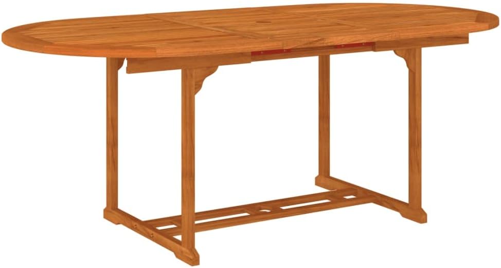 Solid Eucalyptus Outdoor Dining Set | Elegant Extendable Table & Reclining Chairs