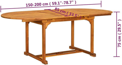 Extendable Outdoor Patio Umbrella Adjustable Garden & Poolside Shade