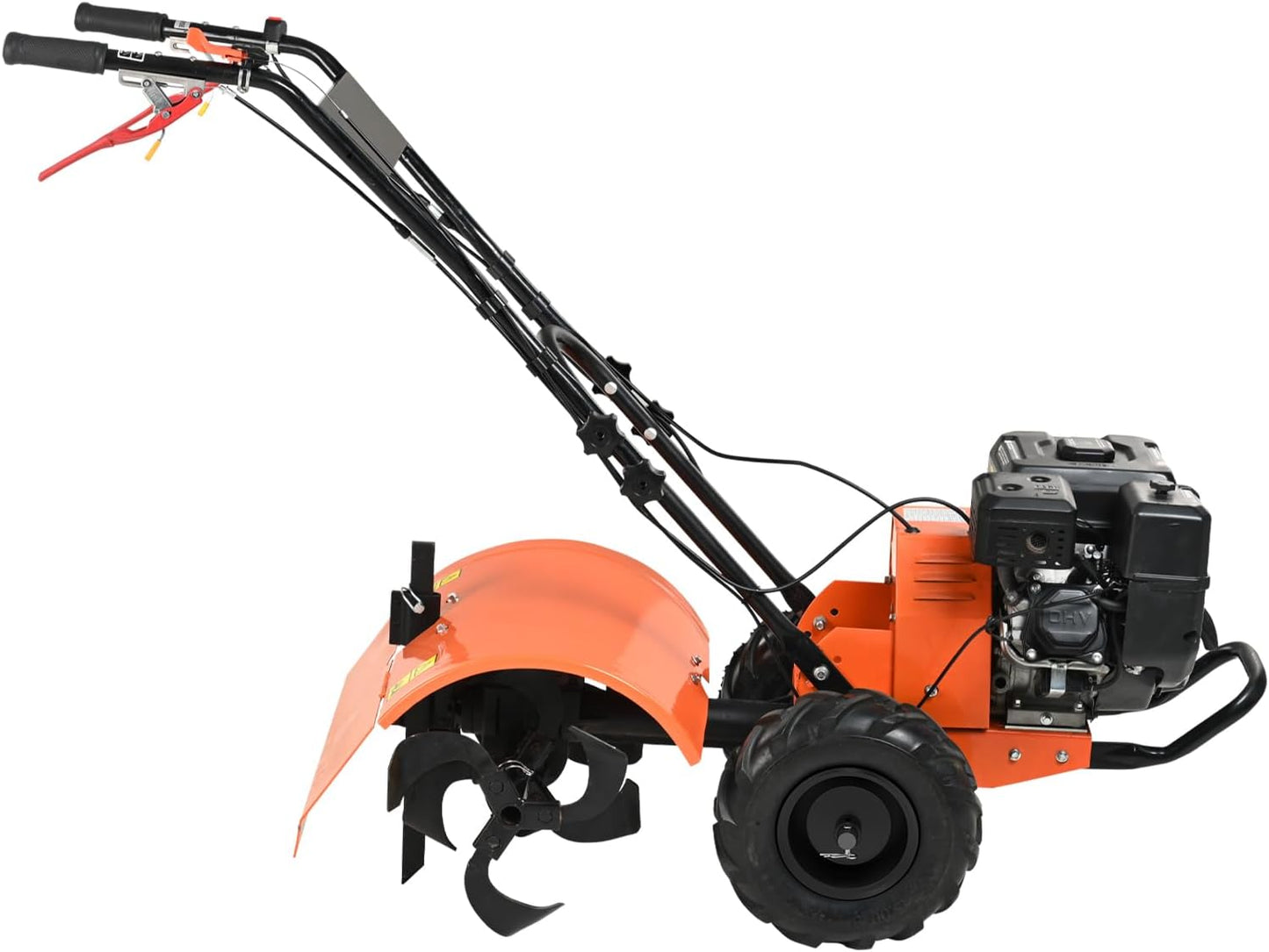 4-Stroke Gas Powered Tiller Cultivator | Heavy-Duty Garden Soil Cultivation Tool