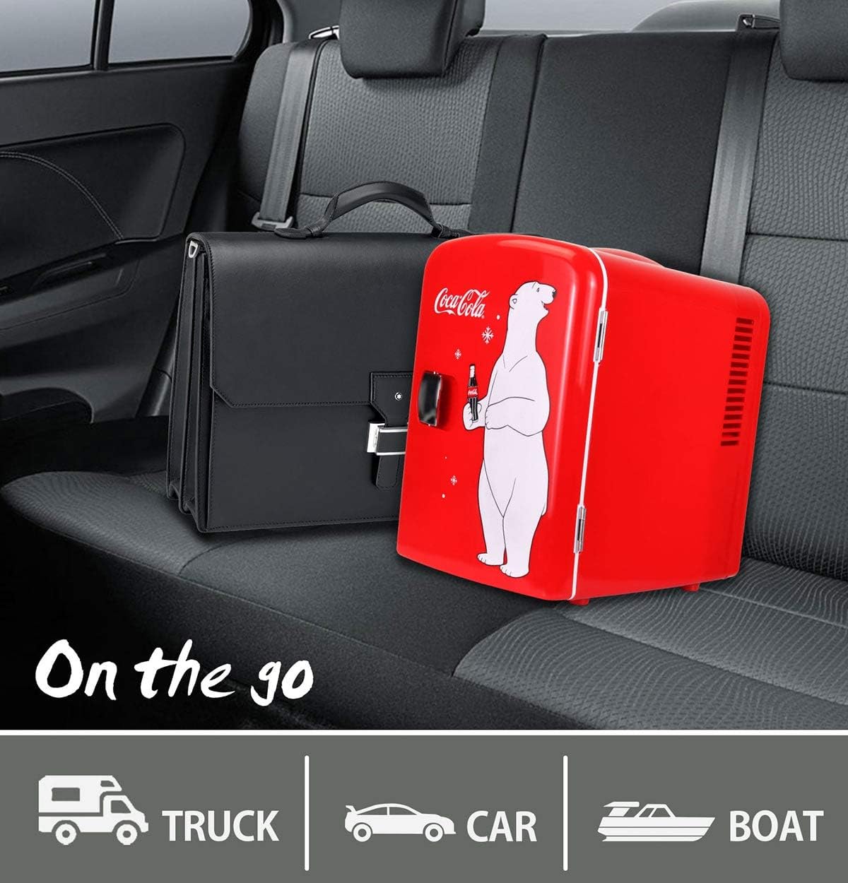 Compact Mini Fridge for Bedroom, Office &amp; Dorm
