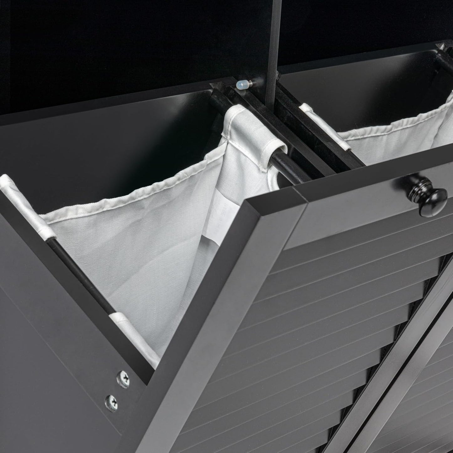 Tilt-Out Laundry & Trash Bin | Space-Saving Home Organization