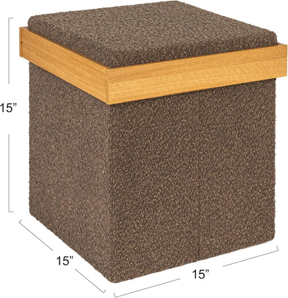 Versatile Storage Ottoman with Lift-Top  Stylish &amp; Functional